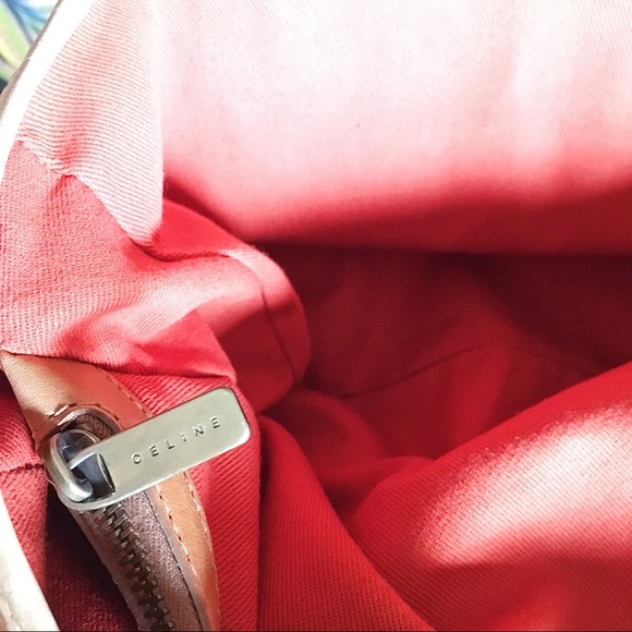 CELINE / RARE Celine Print Suede Boogie Bag - Picture 5 of 5